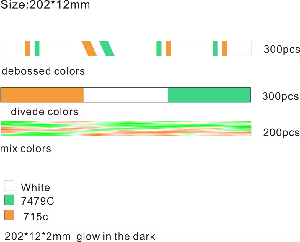 3 à 1000f Bracelet  lueure