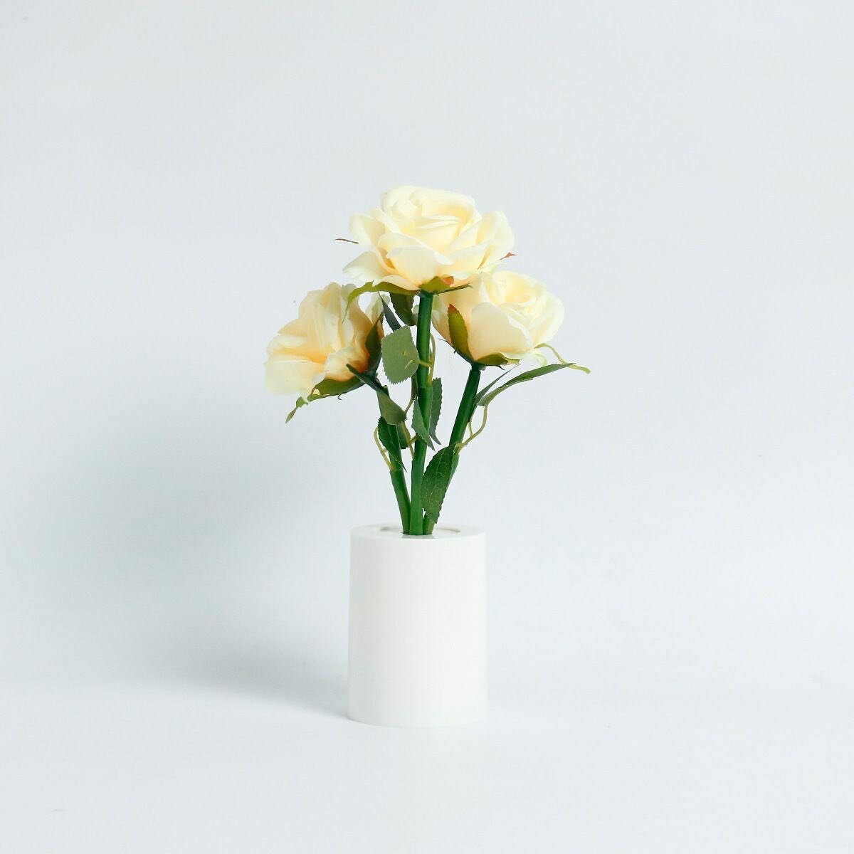 Декоративные розы с подсветкой