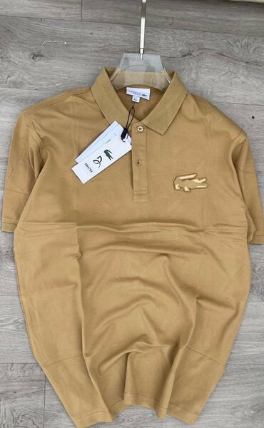 Polo classique beige homme