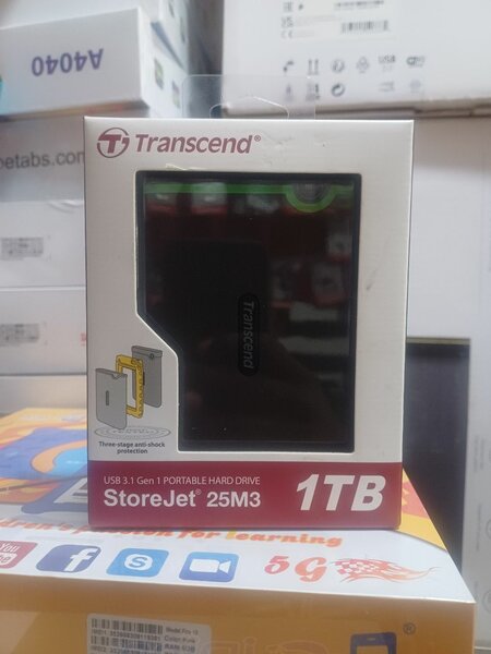 TRANSCEND 1TB USB 3.1 EXTERNAL HARD DRIVES
