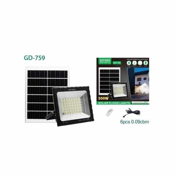 Lampe solaire avec panneau solaire GD-759