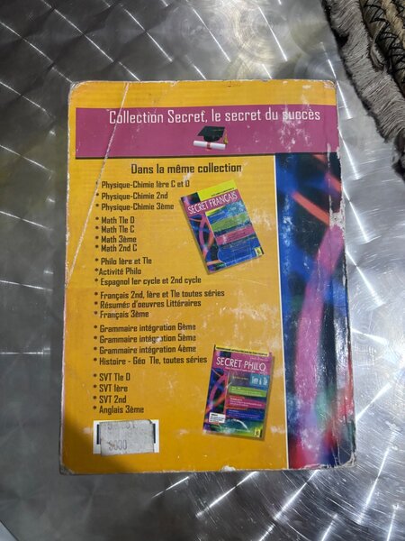 Annales Secret Physique Chimie Tle