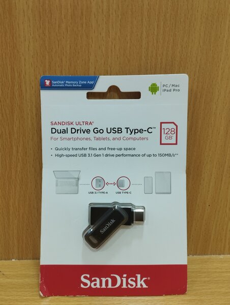 SanDisk Dual drive Go USB type - C 128gb