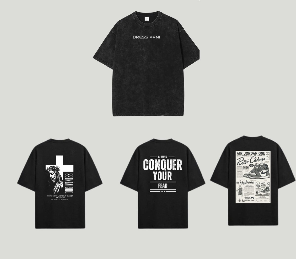 T-shirts graphiques tendance pour hommes