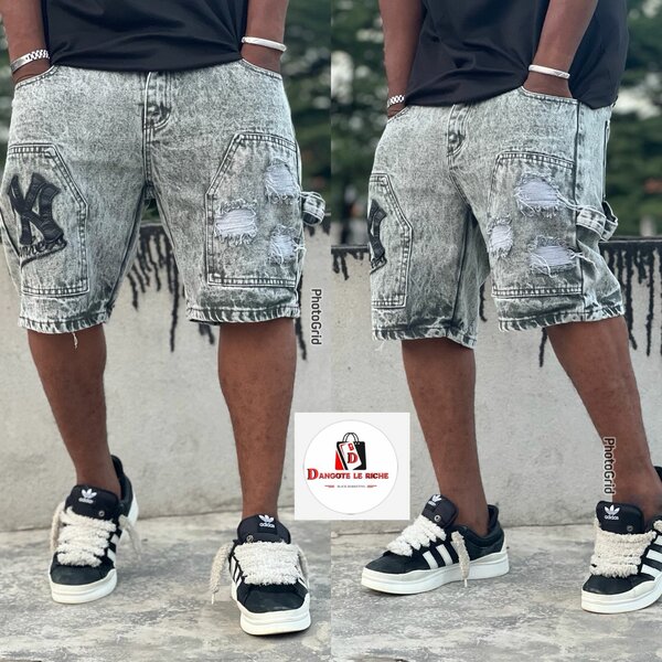 Shorts en jean décontractés homme