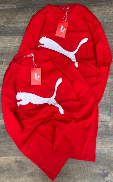 T-shirt rouge logo puma