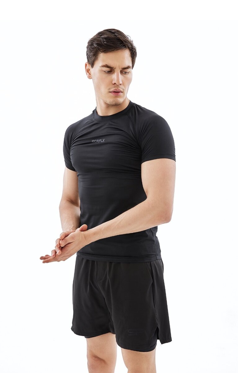 Футболка спортивная для фитнеса Бифлекс Размер М