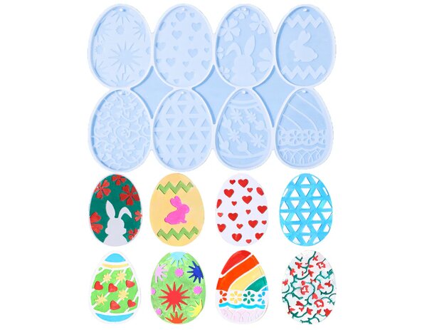 Moule Résine Oeufs de Pâques