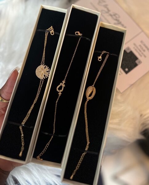 Bracelets Or plaqué