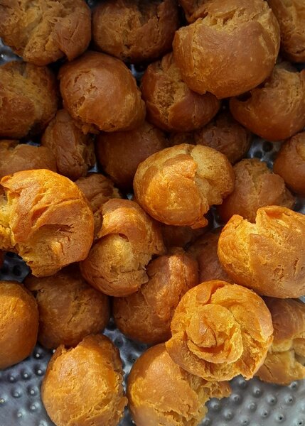 Beignets croustillants sucrés