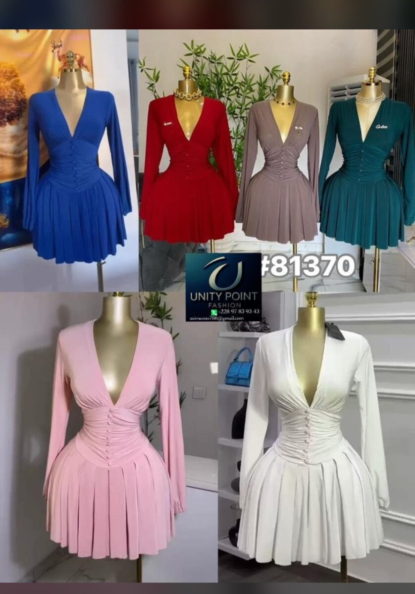 Robe Élégante Plissée Femme