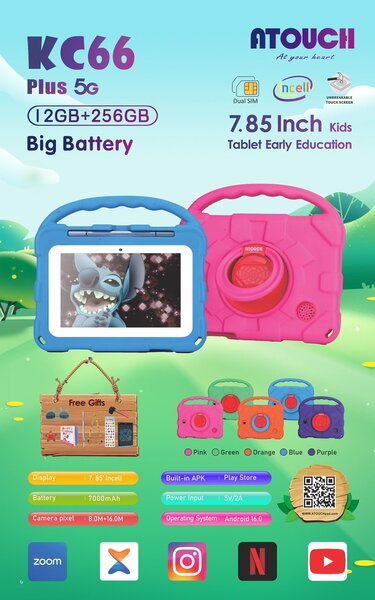 Tablette Éducative Enfant 8 Pouces