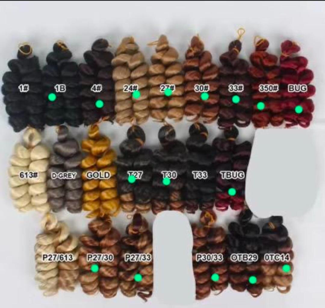 Tresses synthétiques bouclées