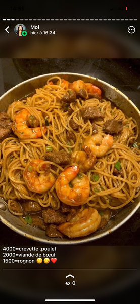 Délice Exotique de Crevettes