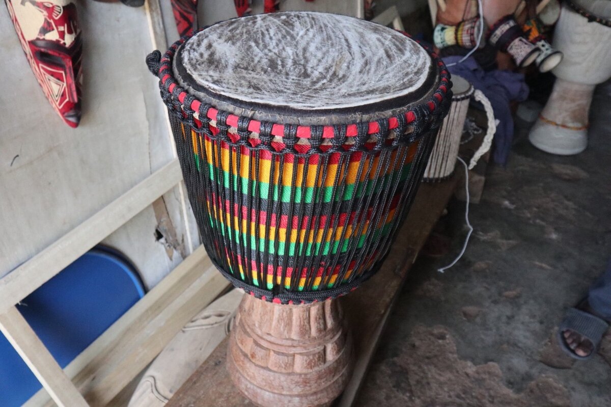 Traditional African Djembe Drum(Cow Skin)