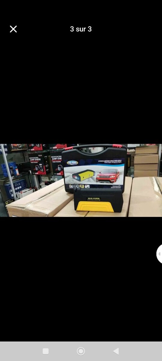 Batterie externe et gonfleur p