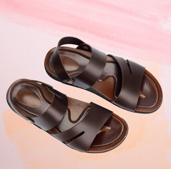 Man's stylish brown sandal