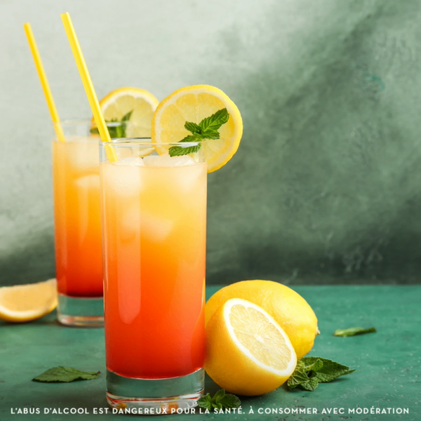 Cocktail tropical exotique