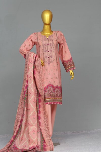 Embroided Khaddar Shirt Suit Amsha By KFH