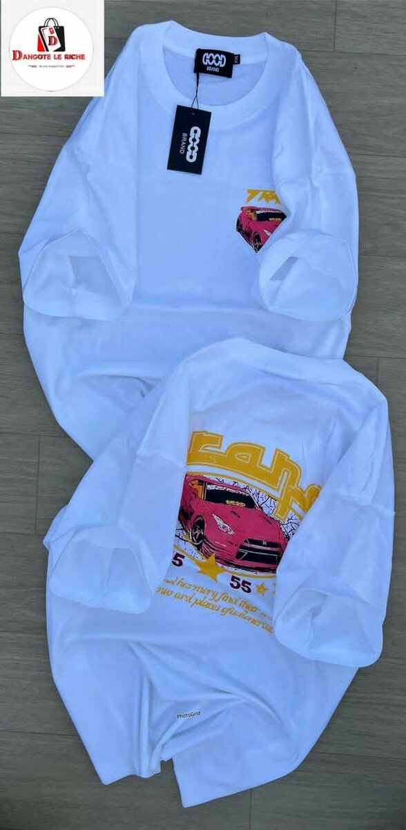 T-shirt imprimé voiture homme