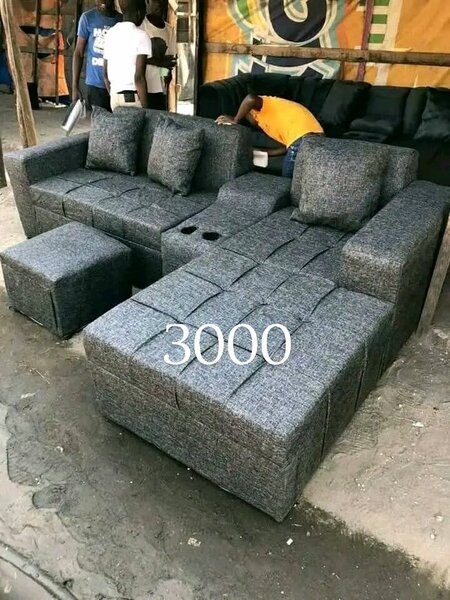 L shaped sofa available