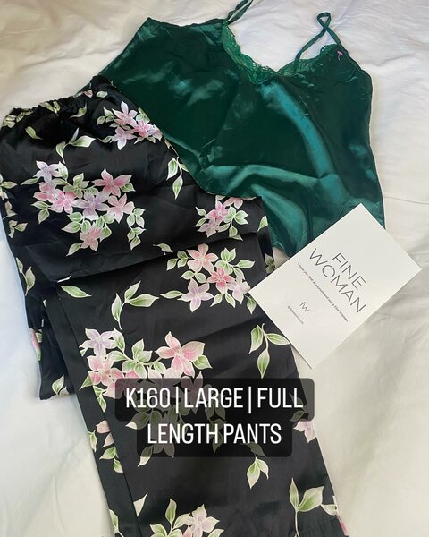 Beautiful women's pajamas with floral print