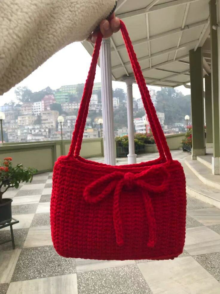 Sac à main crochet design élégant