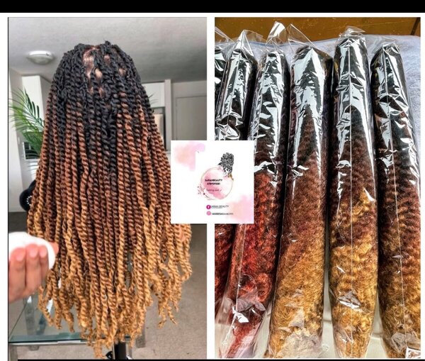 Cheveux Torsadés Ombré