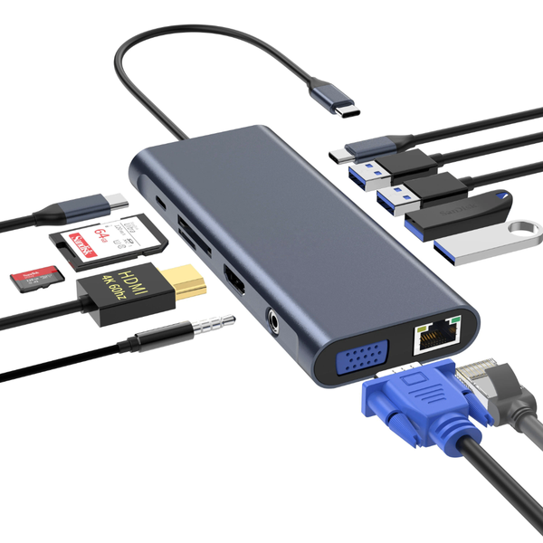 Hub USB-C Multiport 12 in 16