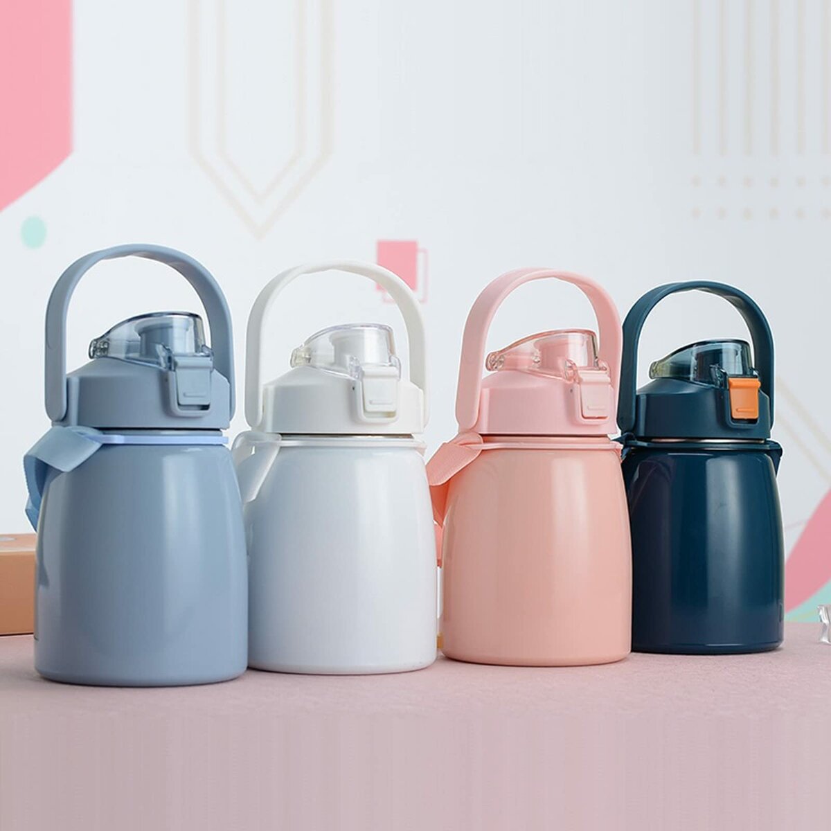 Bouteille Isotherme avec Paille