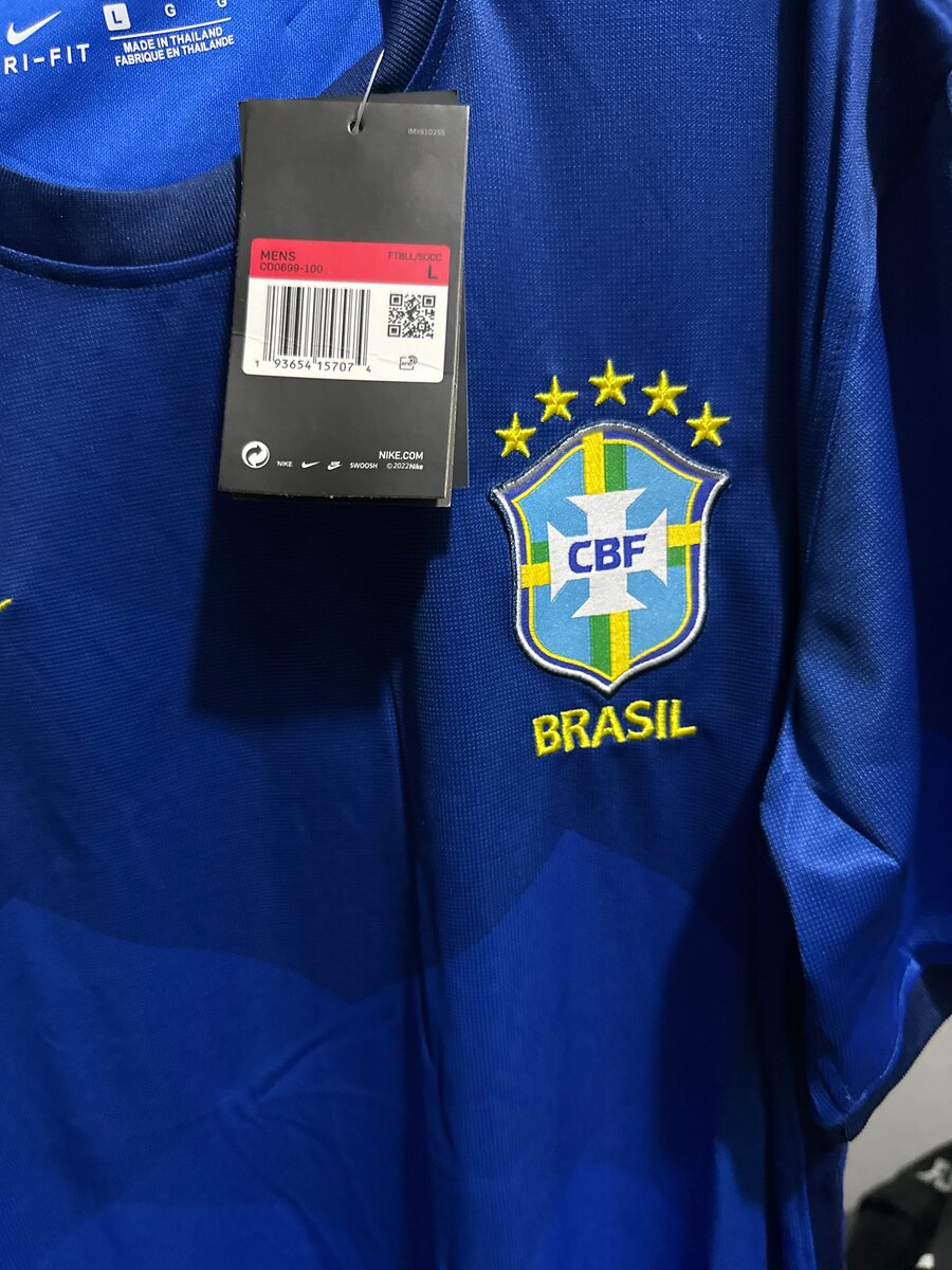 Maillot Dri-FIT Brésil Bleu