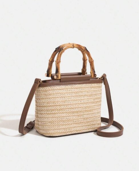 Sac à main en paille