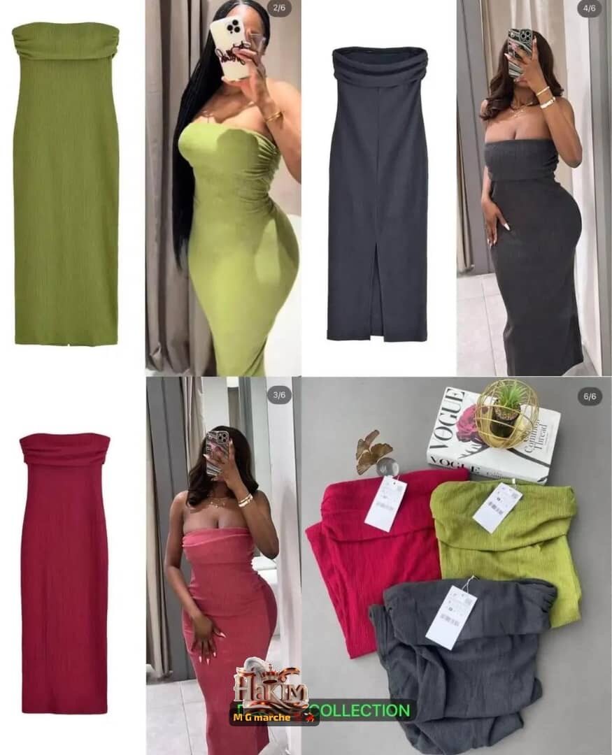 Robe longue élégante femme