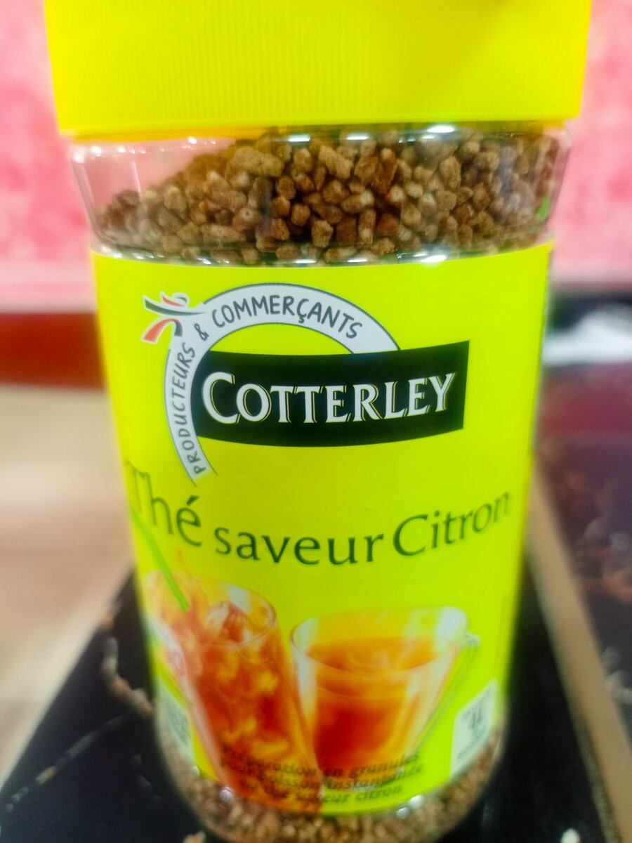Thé Citron Instantané Cotterley