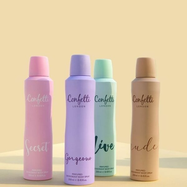 Confetti London Perfumed Deodorant Spray