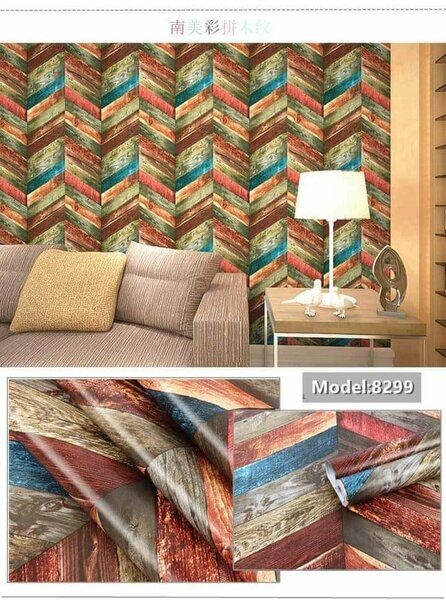 Papier peint géométrique moderne