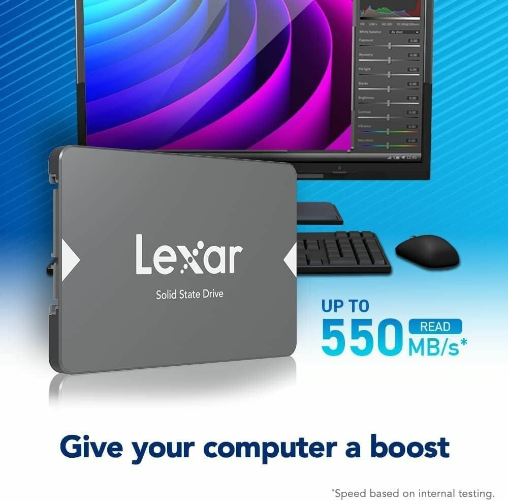 Lexar 256Go NS100 SSD 550MB/s