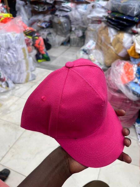 Casquette rose vif unisexe
