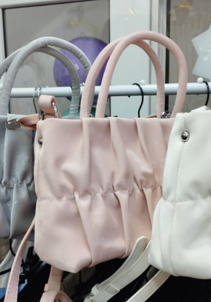 Сумка женская, светло-розовая