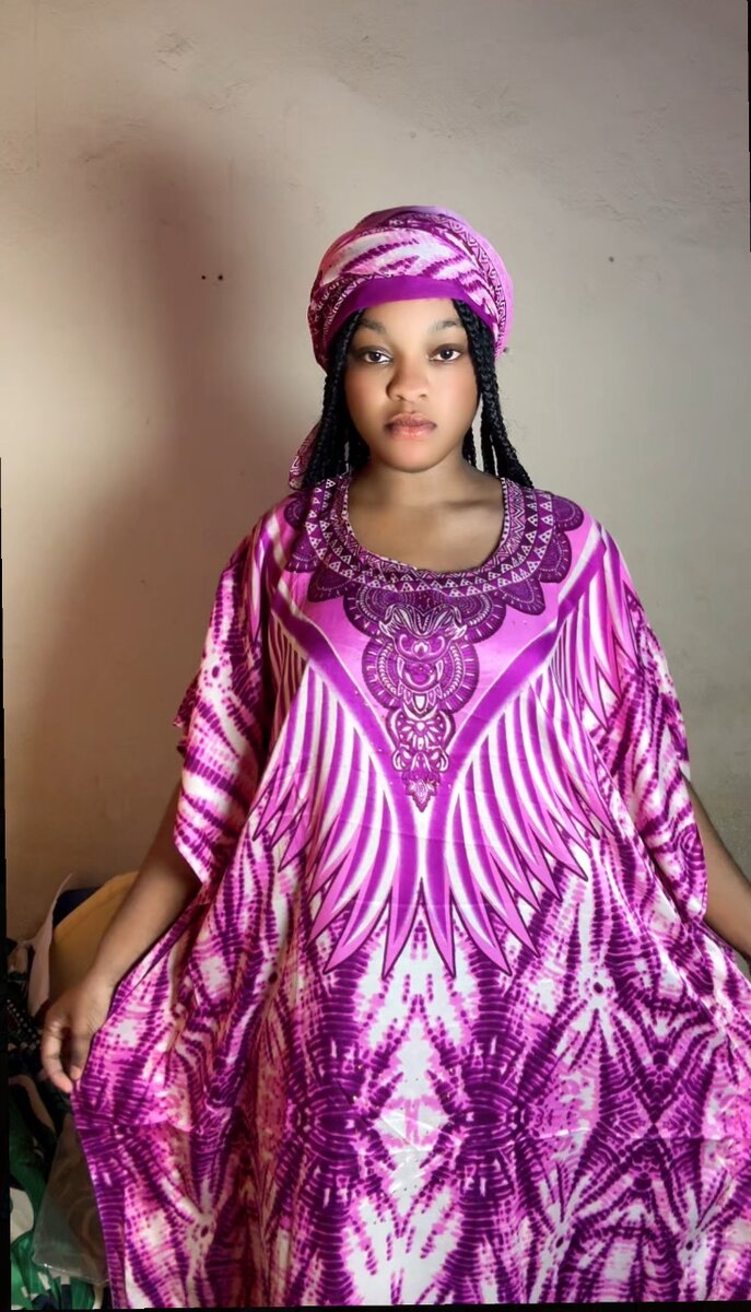 Robe africaine colorée femme