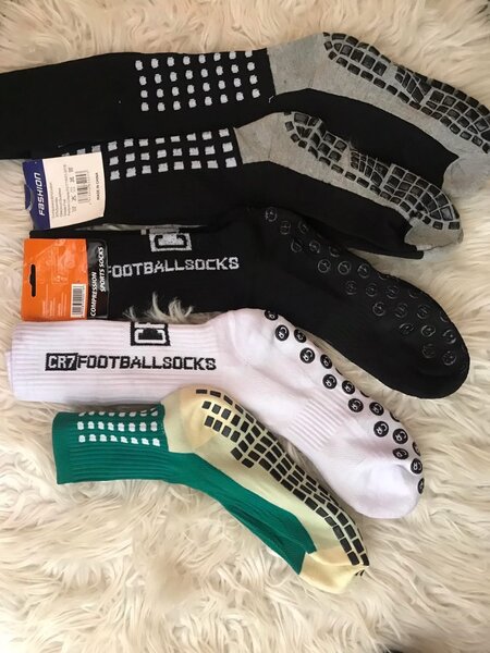 Chaussettes de football antidérapantes