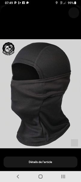 Cagoule Balaclava Sport