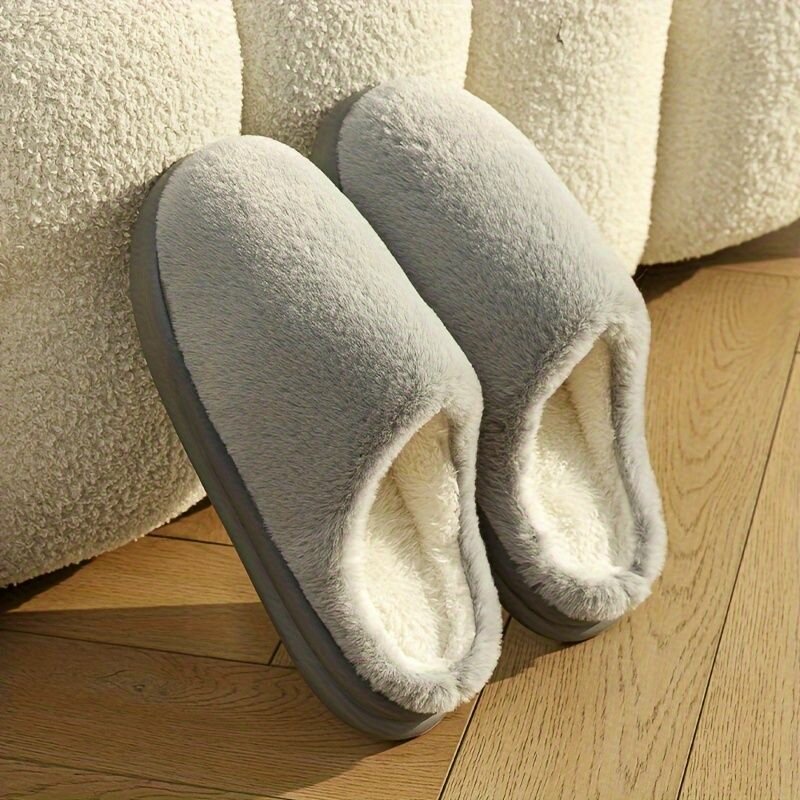 Chaussons Douillets en Peluche