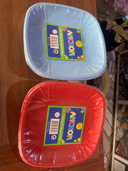 Anchor disposable plates