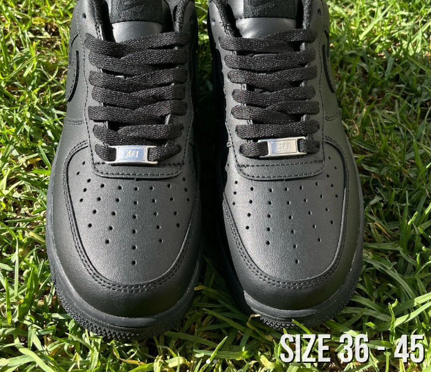 Black Nike sneakers