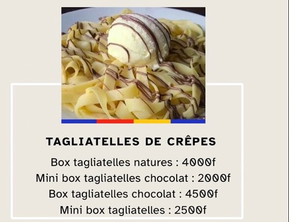 Tagliatelles de crêpes