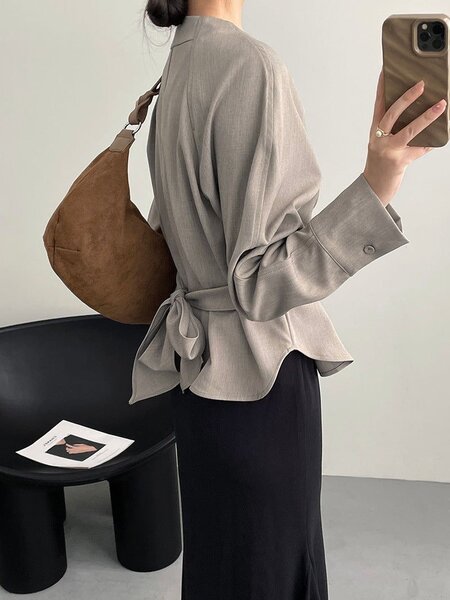 блузка на завязках