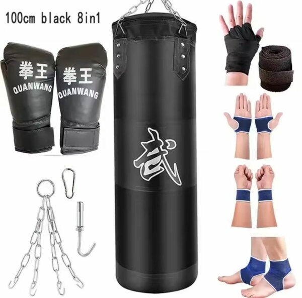 Sac de boxe avec accessoires