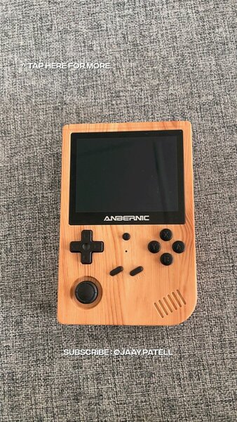 Console portable en bois rétro