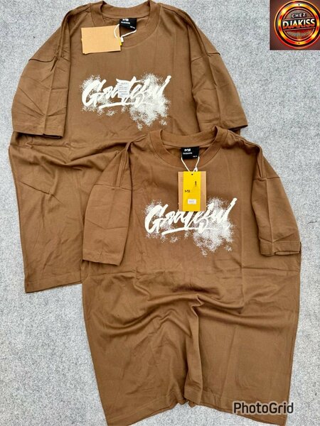 T-shirts unisex marrons